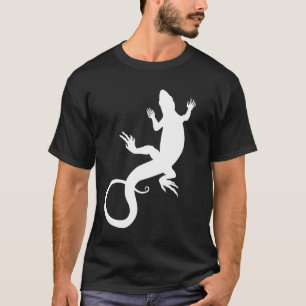 Mannen hagedis T-shirt Cool Reptile Lizard Art Shi