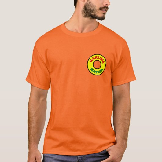 Mannen HAKUNA MATATA T-shirt (Voorkant)
