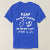 Mannen Hallo opa 2023 Zwangerschap Aankondiging ni T-shirt (Design voorkant)