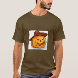 Mannen Halloween Jack-O-Lantern T-shirt