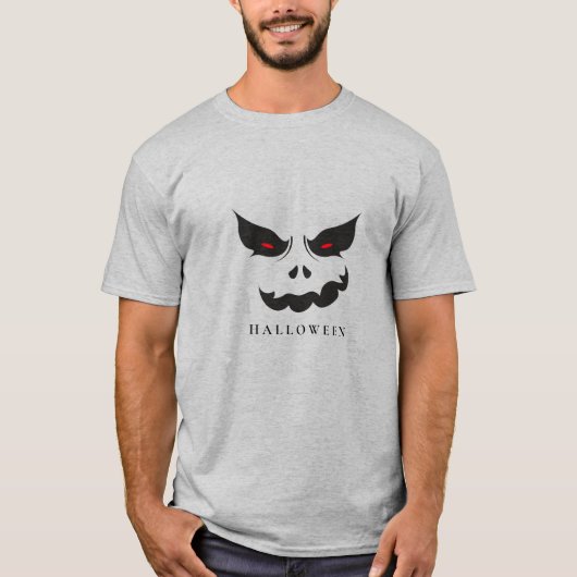 Mannen Halloween Shirt (Voorkant)