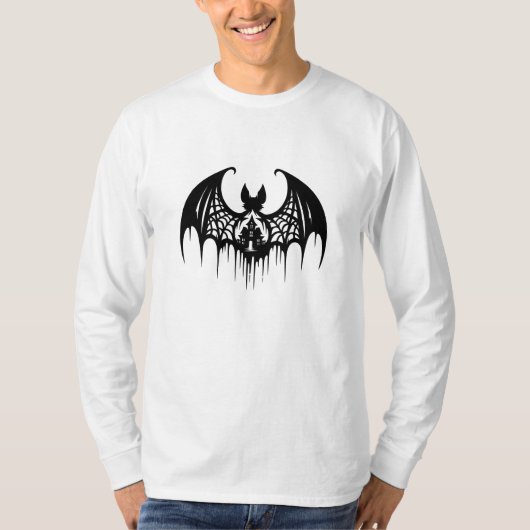 Mannen Halloween Shirt (Voorkant)