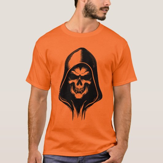 Mannen Halloween Shirt (Voorkant)