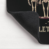 Mannen Halloween Skeleton Crew Muismat (Hoek)