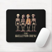 Mannen Halloween Skeleton Crew Muismat (Met muis)