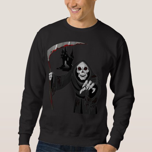 Mannen Halloween Sweatshirt (Voorkant)
