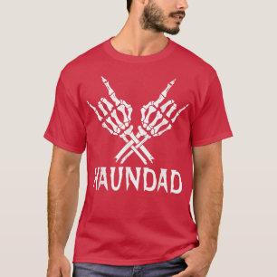 Mannen Halloween Weird Skeleton Funny Heavy Papa D T-shirt