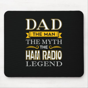 Mannen Ham Radio Pap Shirten Gifts for Dads - vade Muismat