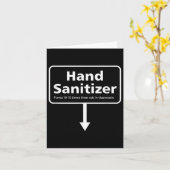 Mannen Hand Sanitizer - Grappige Volwassen Humor K Kaart (Gele Bloem)