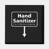 Mannen Hand Sanitizer - Grappige Volwassen Humor K Magneet (Voorkant)