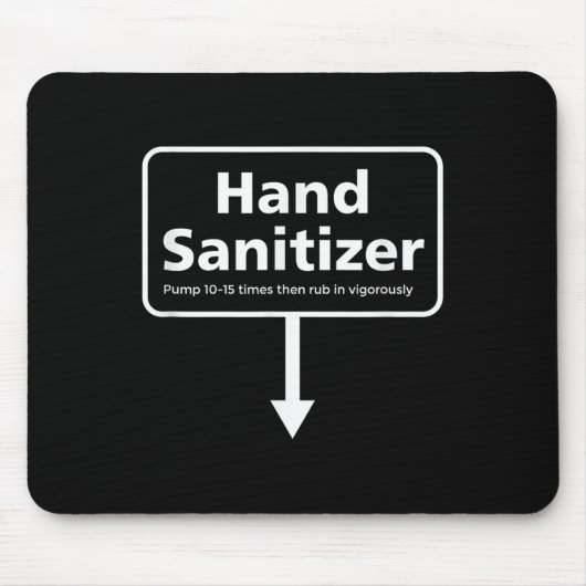 Mannen Hand Sanitizer - Grappige Volwassen Humor K Muismat (Voorkant)