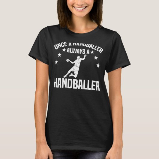 Mannen Handbalspeler Sporthandbal T-shirt (Voorkant)
