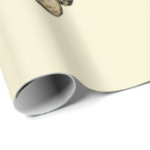 Mannen handgebaren kunstcollage cadeaupapier (Rol Hoek)