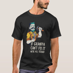 Mannen handyman Grandpa Skills Repairman Tools Mec T-shirt