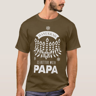 Mannen hanukkah is beter dan de familie Papa Match T-shirt