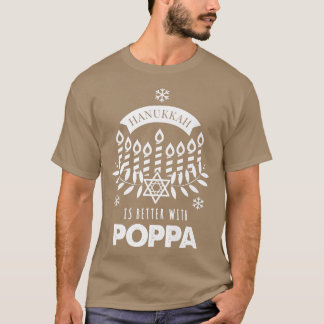 Mannen hanukkah is beter met de familie Poppa Matc T-shirt