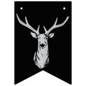 Mannen Happy Birthday Big Deer Hunting Banner (Eerste vlag)