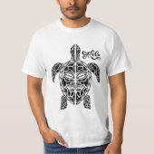 Mannen Hawaiian Turtle T-Shirt (Voorkant)