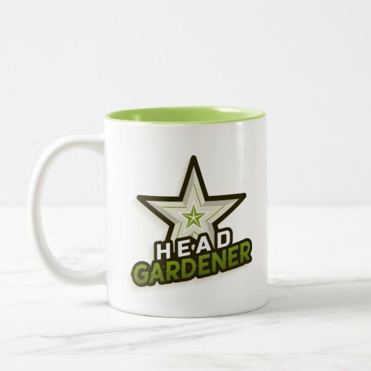 Mannen Head Gardener Koffie Mok - Groen (Links)
