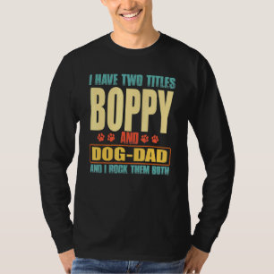 Mannen heb ik twee titels blauw en hond-pap vinatg t-shirt