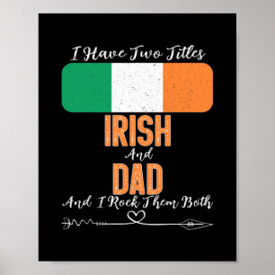 Mannen heb ik twee titels in Ierland en papa Ierla Poster