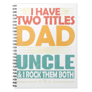 Mannen heb ik twee titels voor papa en oom Funny F Notitieboek