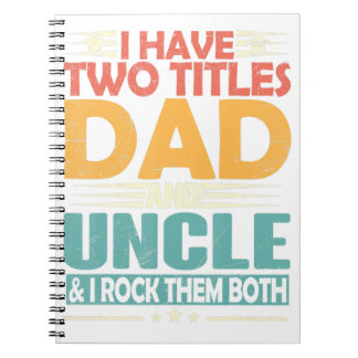 Mannen heb ik twee titels voor papa en oom Funny F Notitieboek