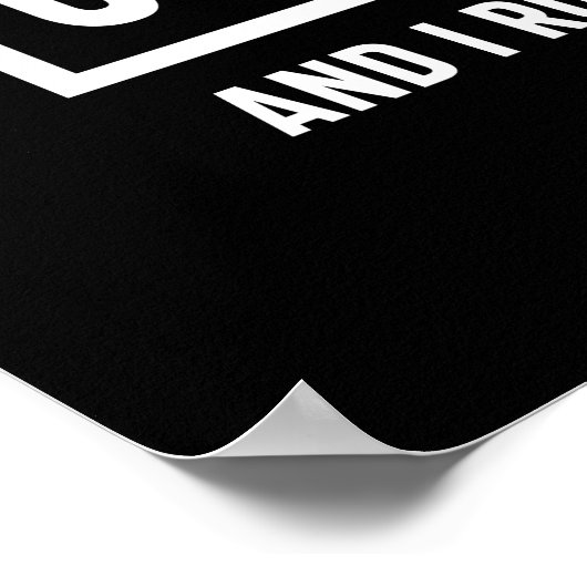 Mannen heb ik twee titels voor vader en grootvader poster (Hoek)