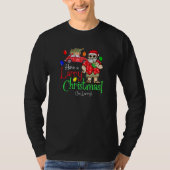 Mannen hebben een Larry Christmas een vakantie Lar T-shirt (Voorkant)
