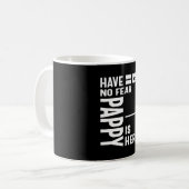 Mannen hebben geen schrikbeeld... koffiemok (Voorkant links)