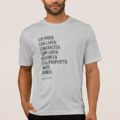 Mannen hebben het tshirt met de balk (Voorkant)