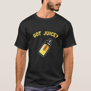Mannen hebben Juice Vapor Smoking E Cig Support T-shirt