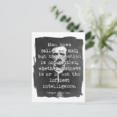 Mannen hebben me Mad Poe Quote genoemd Briefkaart (Staand voorkant)