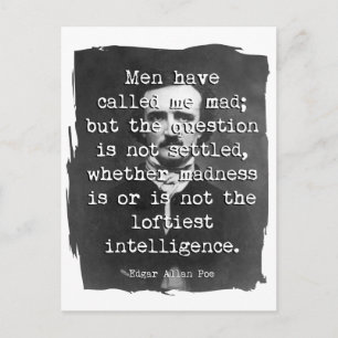 Mannen hebben me Mad Poe Quote genoemd Briefkaart
