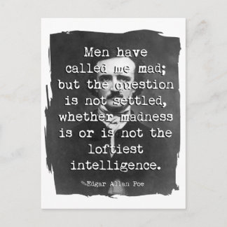 Mannen hebben me Mad Poe Quote genoemd Briefkaart