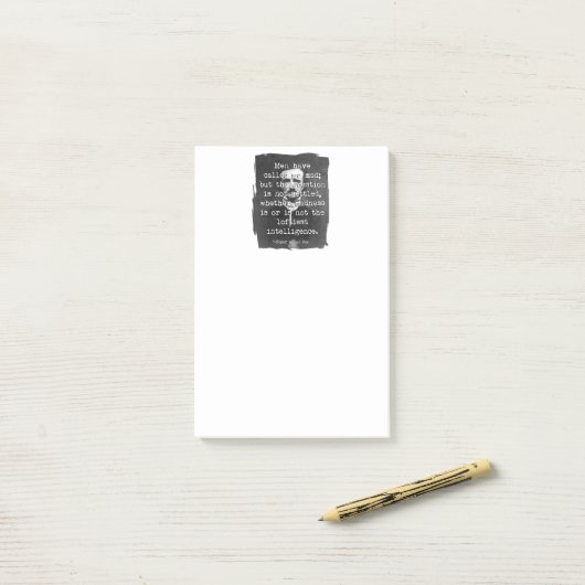 Mannen hebben me Mad Poe Quote genoemd Post-it® Notes (Op bureau)