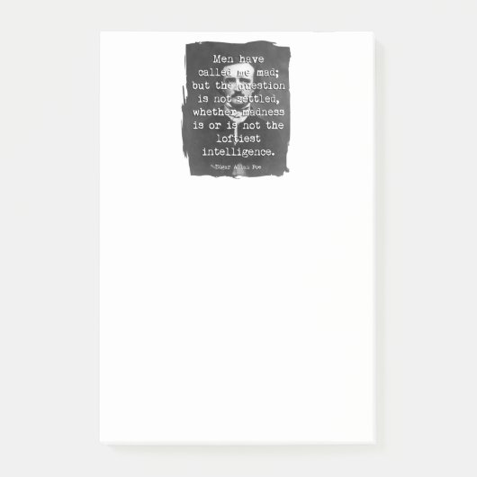 Mannen hebben me Mad Poe Quote genoemd Post-it® Notes (Voorkant)