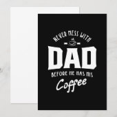 Mannen hebben nog nooit met papa gezeten voordat h bedankkaart (Voorkant / Achterkant)