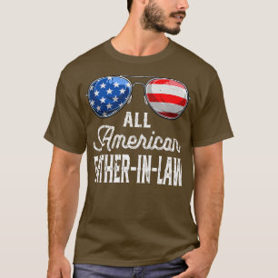 Mannen heeft alle Amerikaanse vaderInLaw 4th van J T-shirt