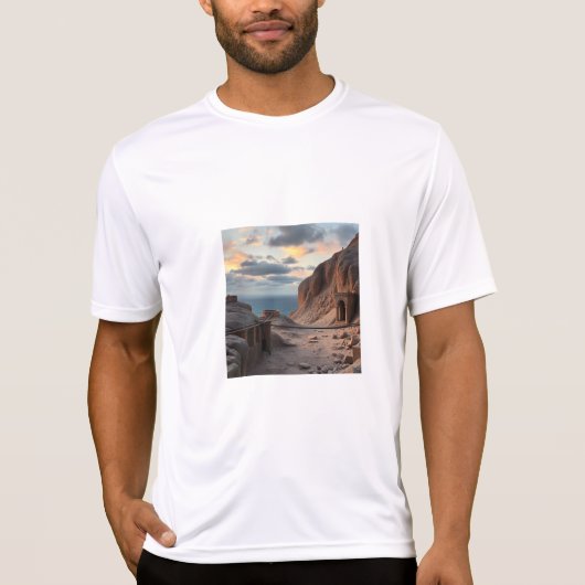 "Mannen heeft een stijlvol T-shirt op maat | Comfo (Voorkant)