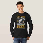 Mannen heeft ons kamp een open beleid voor deurope t-shirt (Voorkant volledig)