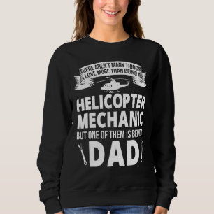 Mannen Helikopter monteur Papa Kleding Cute Hartel Trui