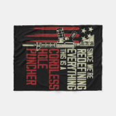 Mannen herdefinieerden alles wat dit draadloos is fleece deken (Voorkant (Horizontaal))