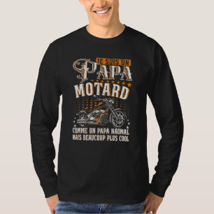 Mannen heren - Je suis un papa motard qui dit mo T-shirt