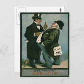 Mannen Heren Prank Joke Wortel Briefkaart (Voorkant / Achterkant)