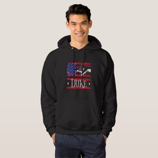 Mannen hertog hoodie (Voorkant volledig)
