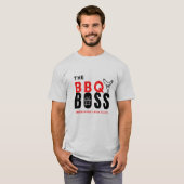 Mannen Het BBQ Boss T-Shirt (Voorkant volledig)