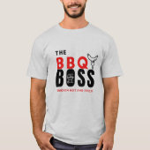 Mannen Het BBQ Boss T-Shirt (Voorkant)