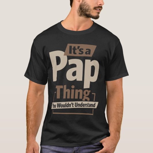 Mannen Het is een pap die kerstvader/opa T-shirt (Voorkant)