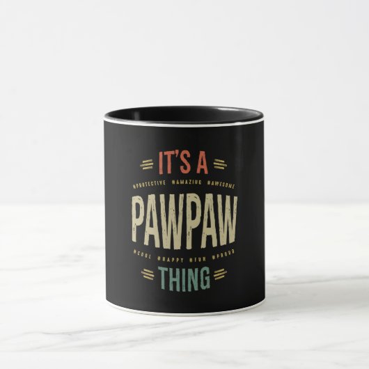 Mannen Het is een PawPaw Thing Grandpa Father Gift Mok (Midden)